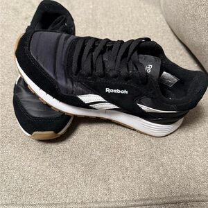 Reebok Black and White Athletic Shoes